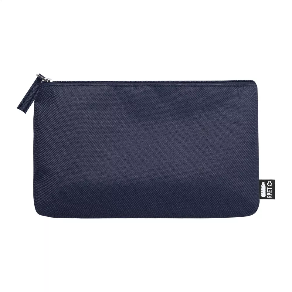 Vanitax donker blauw  RPET-make-up tas 