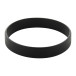 Wristy black  silicone wristband 