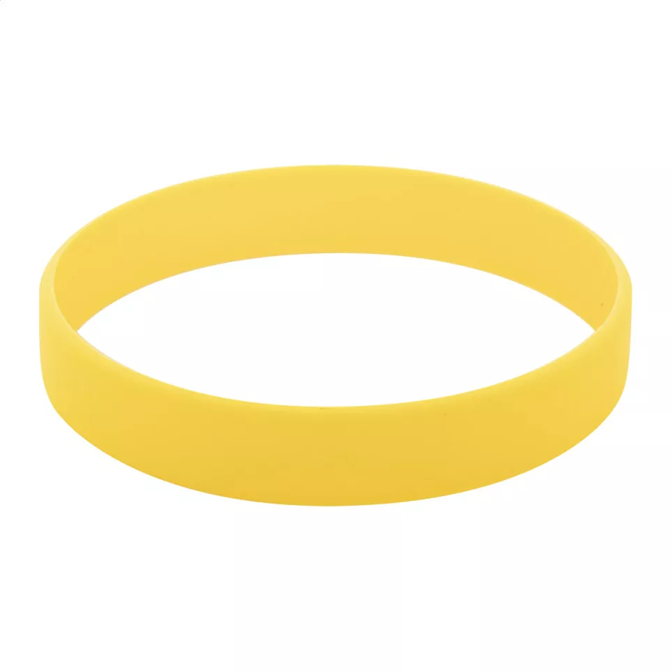 Wristy geel  siliconen polsbandje 