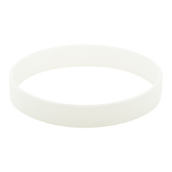 Wristy wit  siliconen polsbandje 