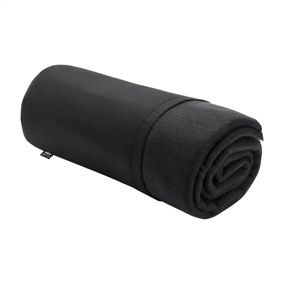 Nanda noir  couverture polaire en rpet 