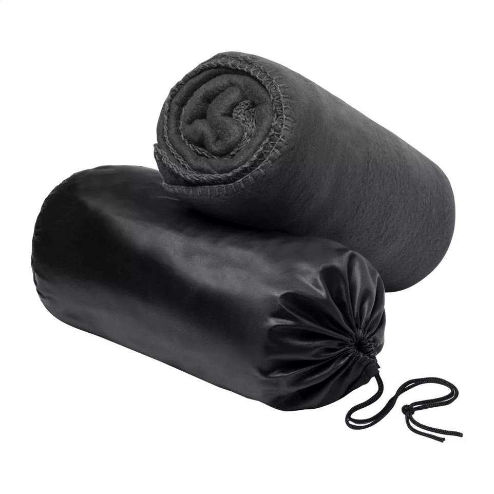 Nanda noir  couverture polaire en rpet 