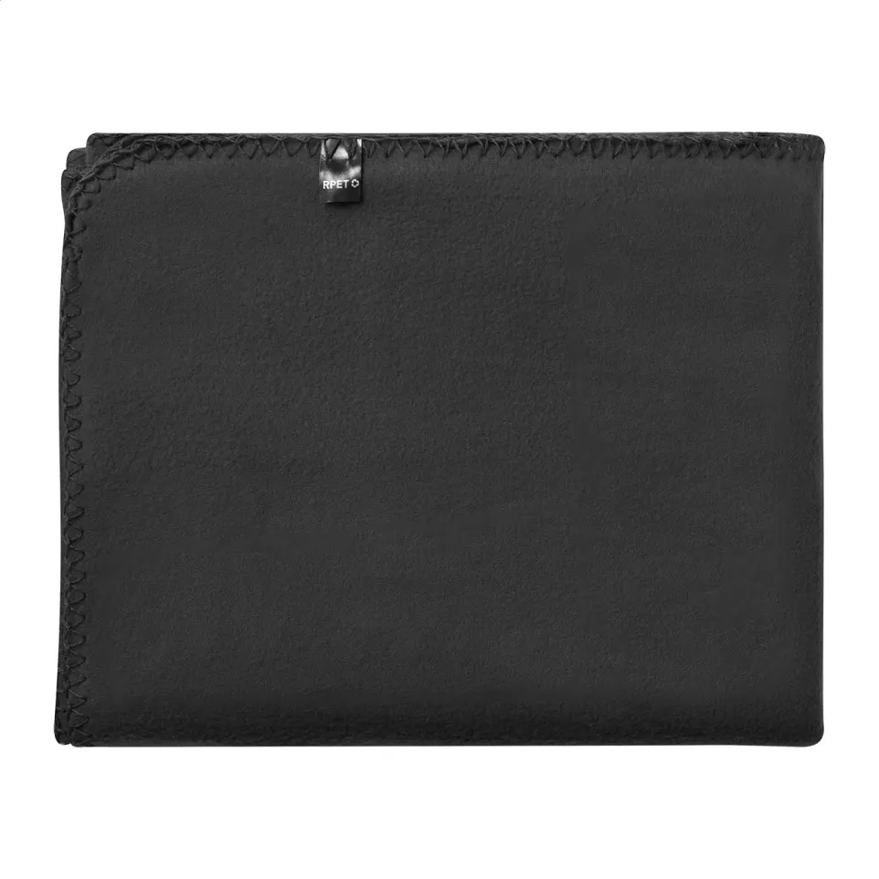 Nanda noir  couverture polaire en rpet 