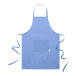 Cuoco blue  cotton apron 