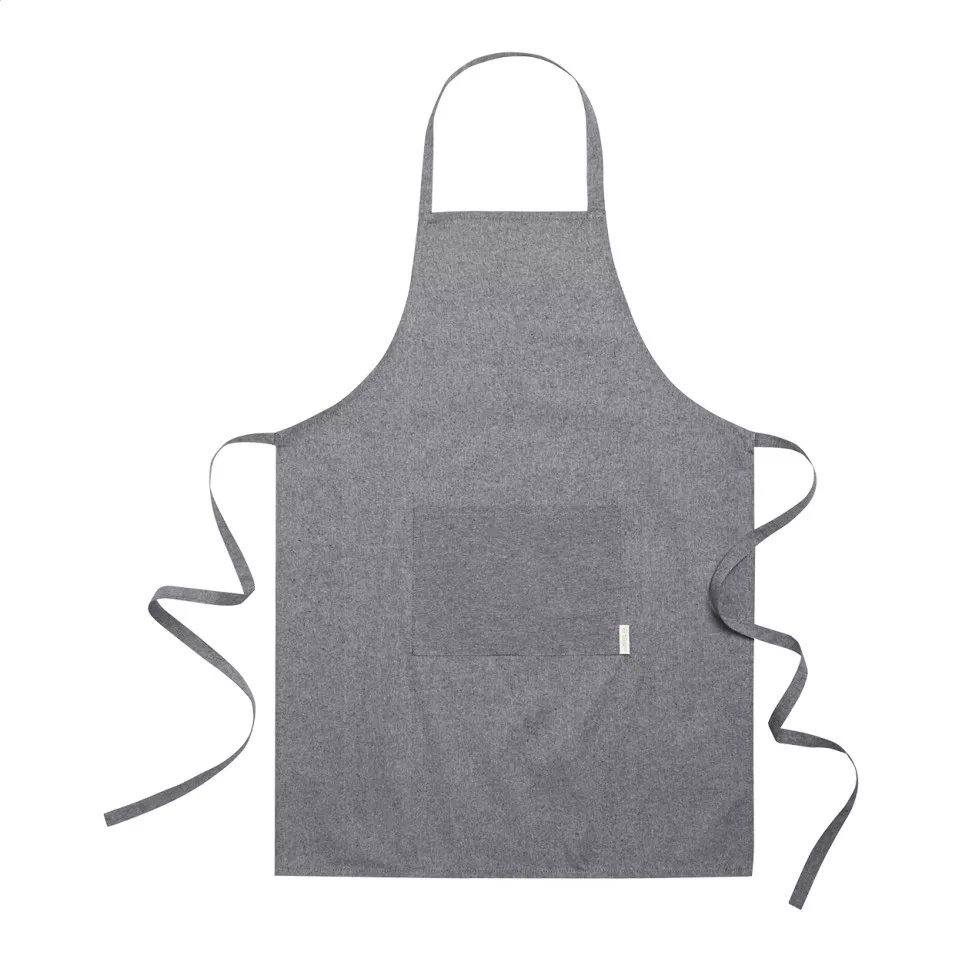 Cuoco noir  tablier en coton 