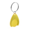 Nelly jaune  porte-clés jeton pour caddy 