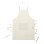 Cuoco beige  cotton apron 