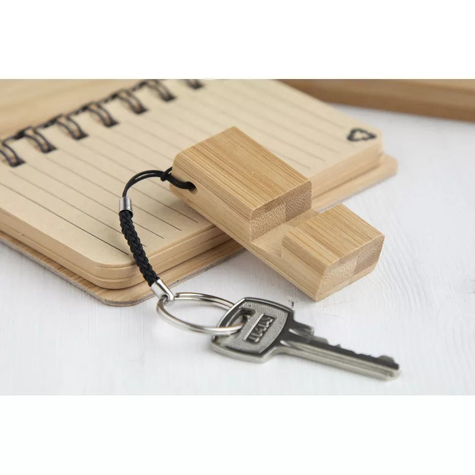 Dulloo natural  mobile holder keyring 