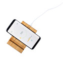 Restix natural  wireless charger mobile holder 