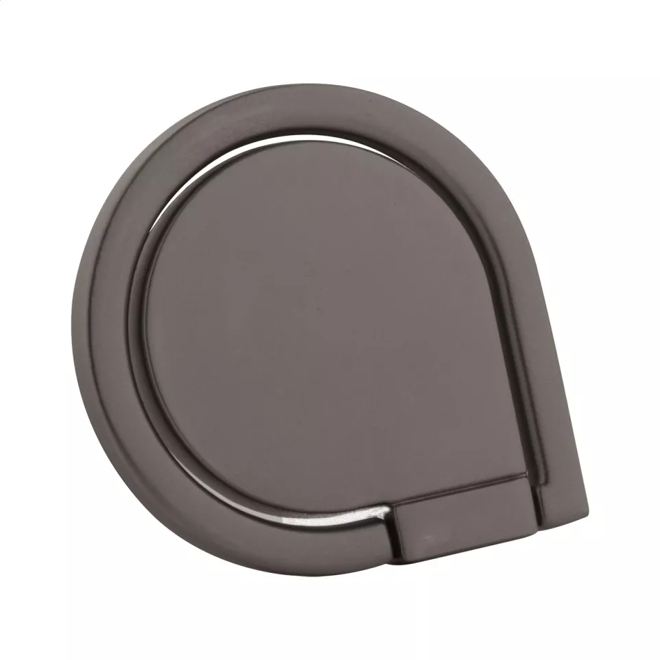 Zring donker grijs  mobiele houder ring 