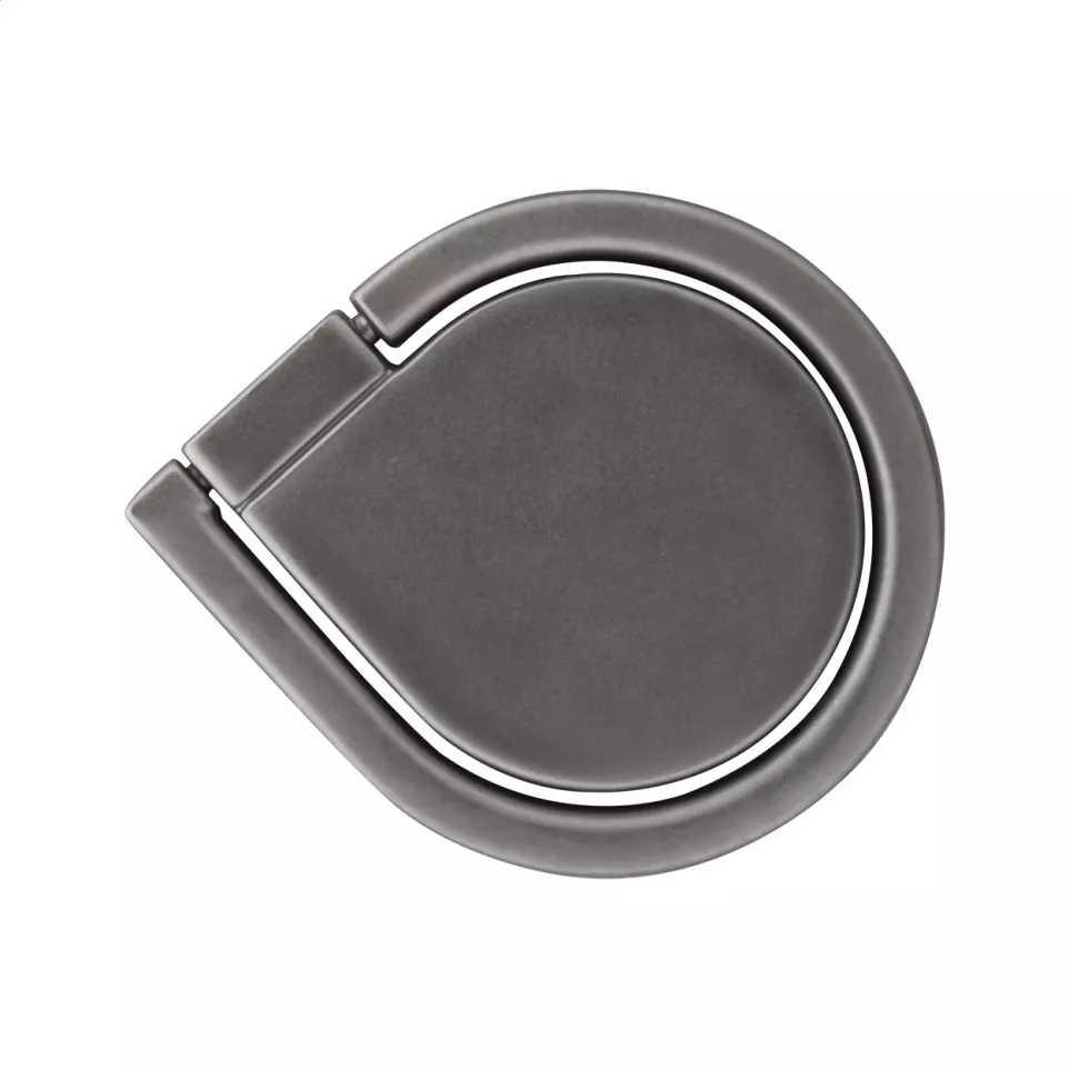 Zring donker grijs  mobiele houder ring 