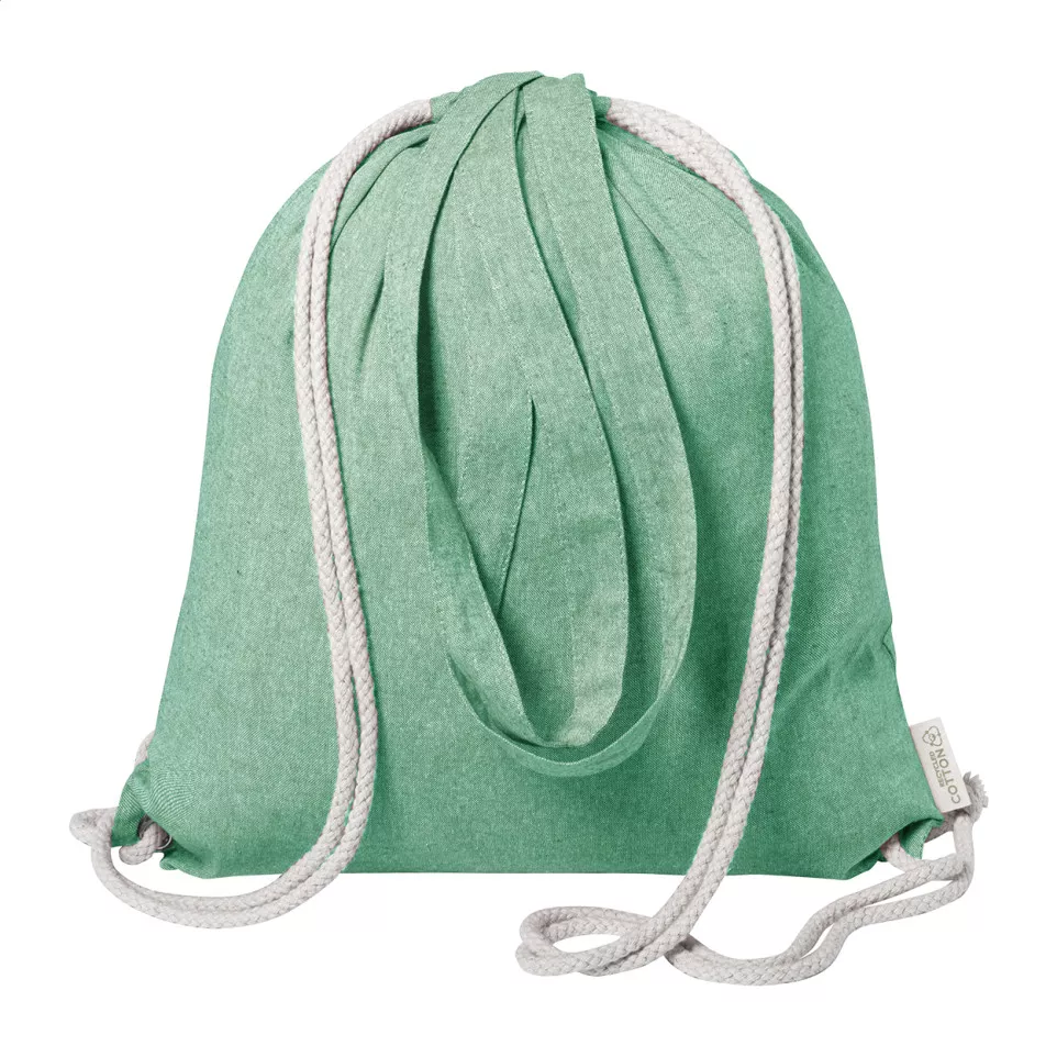 Holbery green  drawstring bag 