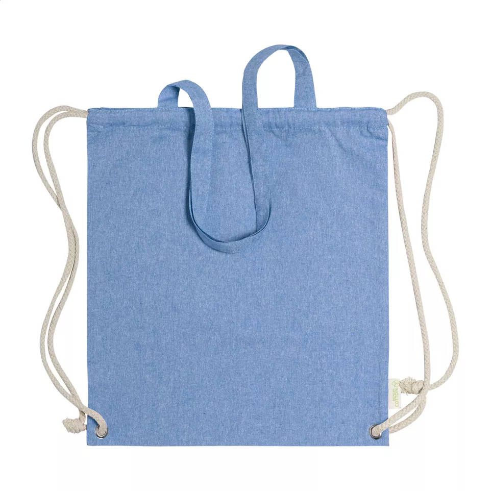 Holbery blauw  trekkoord tas 