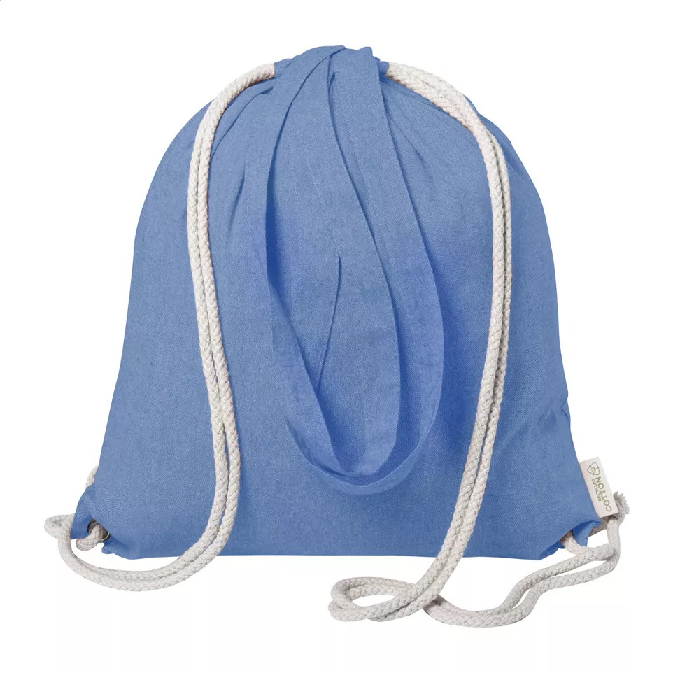 Holbery blauw  trekkoord tas 