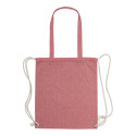 Holbery rood  trekkoord tas 