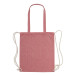 Holbery rood  trekkoord tas 