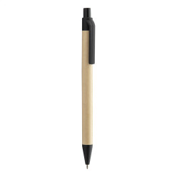 Plarri black natural ballpoint pen 