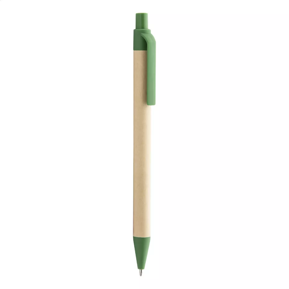 Plarri green natural ballpoint pen 