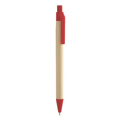 Plarri rouge naturelle stylo bille 