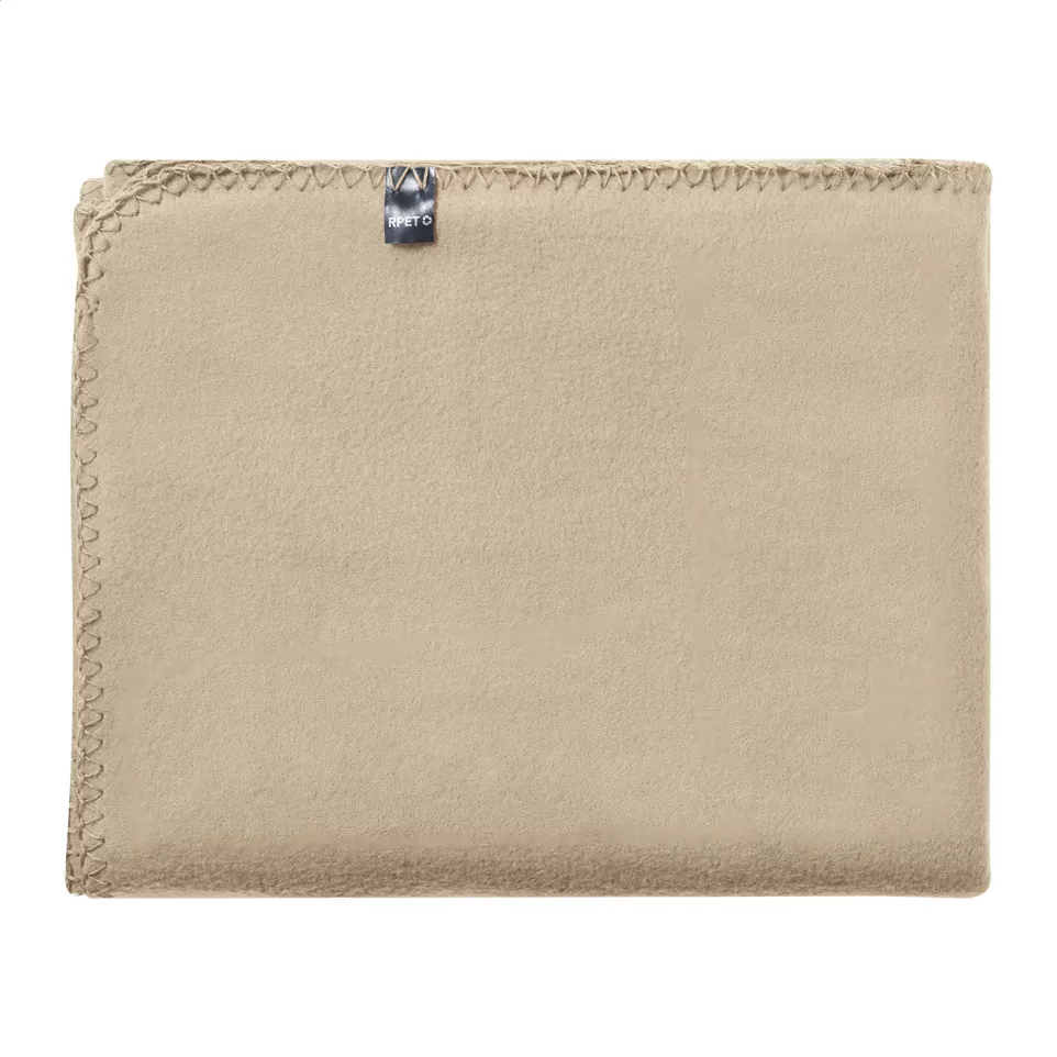 Nanda beige  couverture polaire en rpet 
