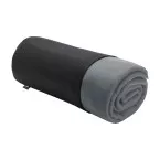 Nanda ash grey  RPET polar blanket 