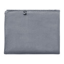 Nanda gris cendré  couverture polaire en rpet 