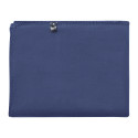 Nanda bleu foncé  couverture polaire en rpet 