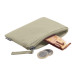 Dirham beige  RPET-portemonnee 