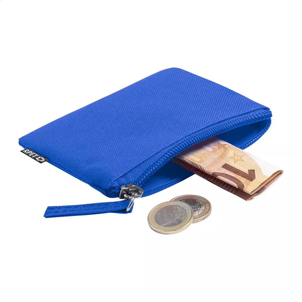 Dirham blue  RPET purse 