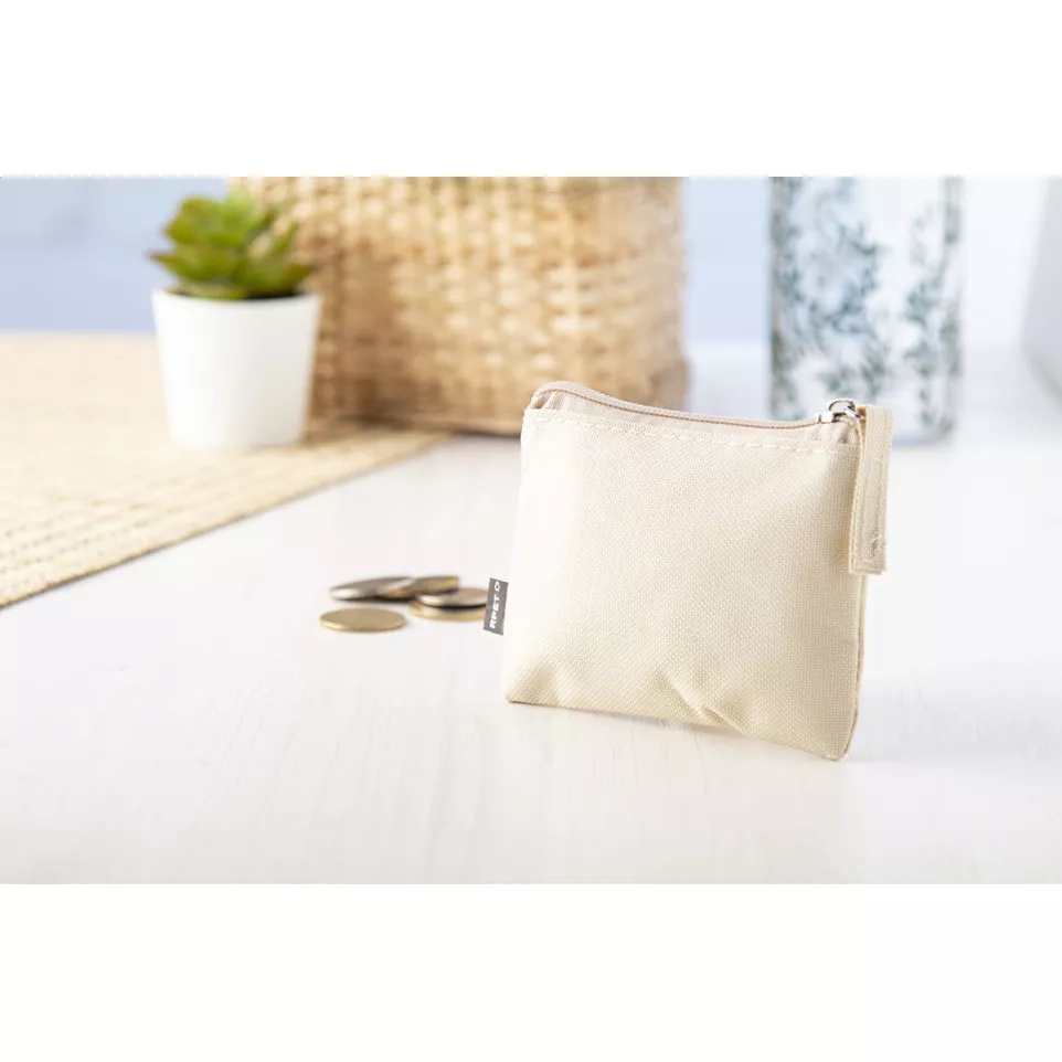 Dirham red  RPET purse 