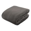 Espoo ash grey  flannel blanket 