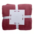 Espoo burgundy  flannel blanket 