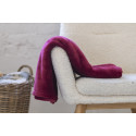 Espoo bordeaux  couverture polaire en flanelle 