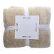 Espoo beige  flanellen deken 