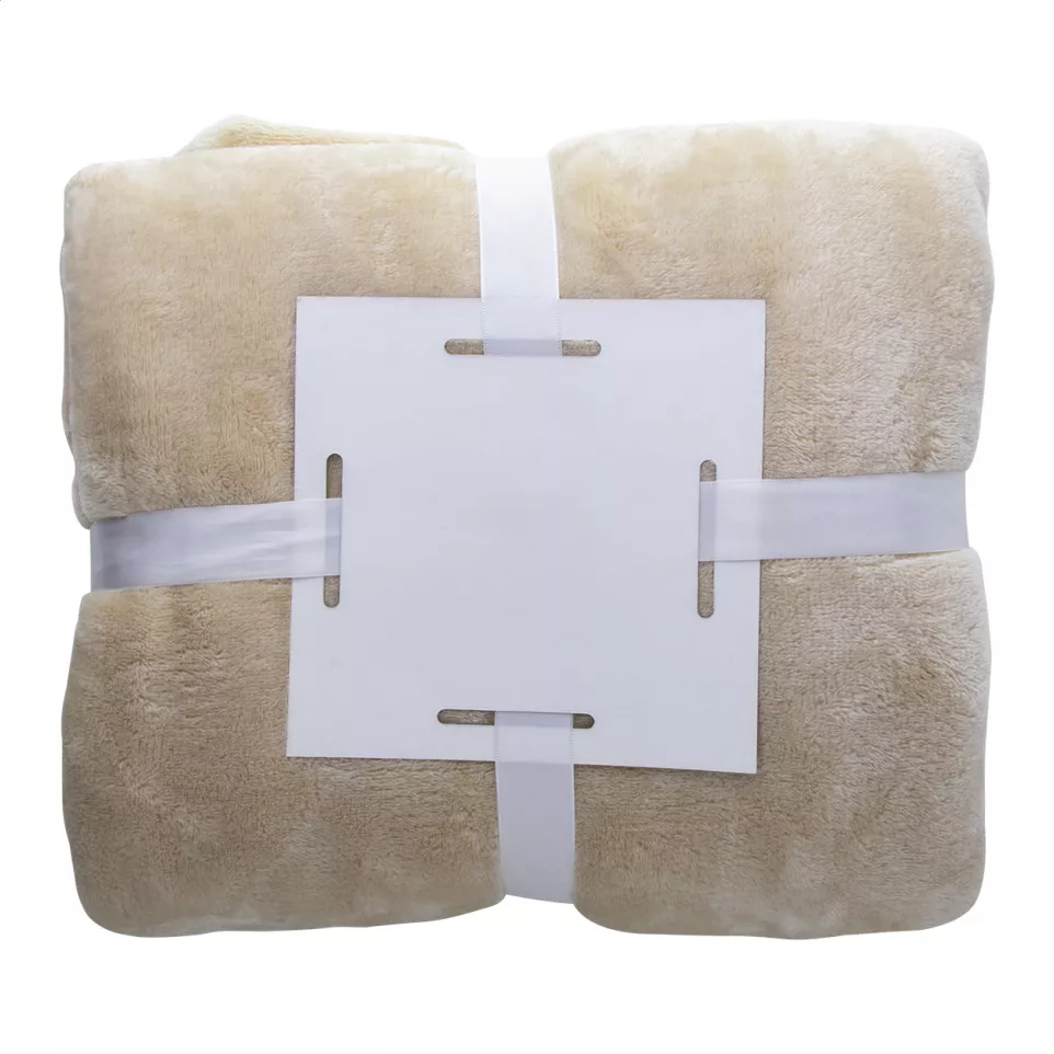Espoo beige  couverture polaire en...