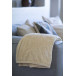 Espoo beige  flannel blanket 