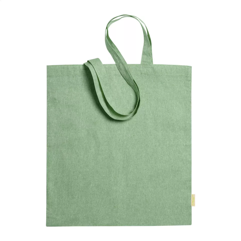 Congish green  cotton shopping bag 