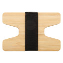 Wolly natural  bamboo card holder wallet 