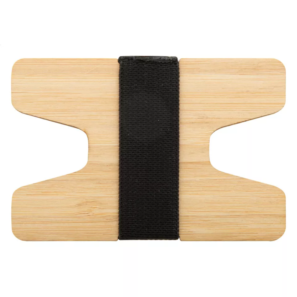 Wolly natural  bamboo card holder...