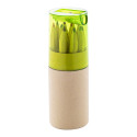 Gallery 12 green natural pencil set 