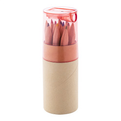 Gallery 12 rouge naturelle set de 12 crayons de couleur 