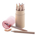 Gallery 12 rouge naturelle set de 12 crayons de couleur 