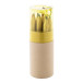 Gallery 12 yellow natural pencil set 