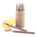 Gallery 12 yellow natural pencil set 