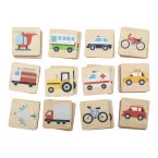Immermor natural  memory game, vehicles 