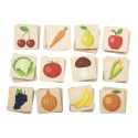 Immermor natural  memory game, fruits and veggies 
