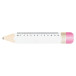 Sharpy 12 blanc  Règle 12cm en forme de crayon