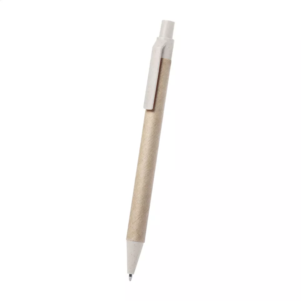 Wepel beige natuurlijk balpen 