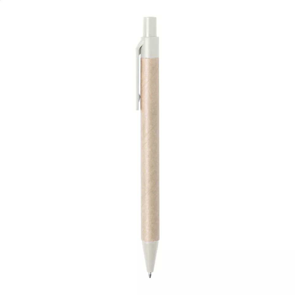 Wepel beige natuurlijk balpen 