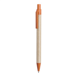 Wepel orange natural ballpoint pen 